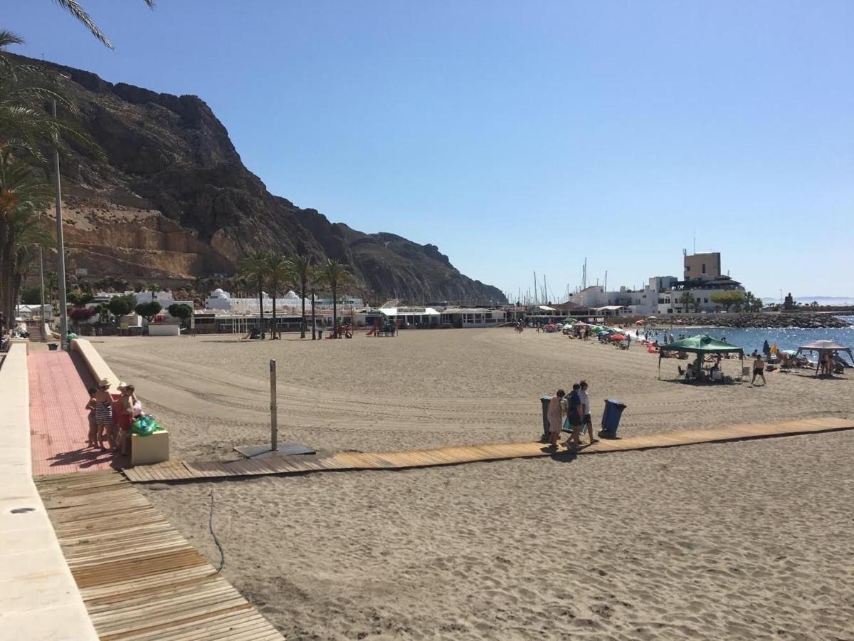 Apartamento Con Vistas Al Mar. Primera Linea De Playa. Aguadulce  Exteriér fotografie